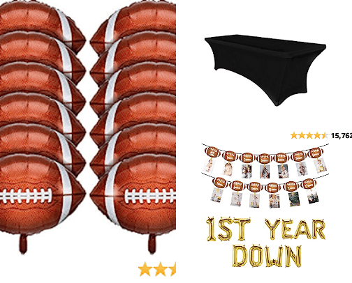 Hudson's 1st Year Down 🏈 cover photo collage