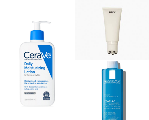Skin care for dry and acne-prone skin🛁 cover photo collage
