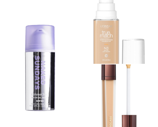 my glowy makeup routine cover photo collage