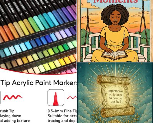 The art of coloring cover photo collage