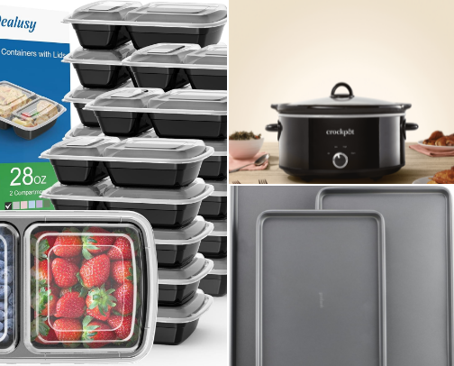 Kitchen Essentials for Busy Families & Meal Planning cover photo collage