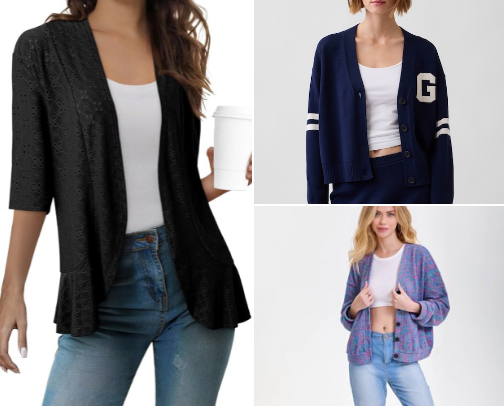 Lightweight Cardigans for Easy Everyday Layering cover photo collage