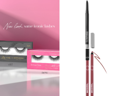 Beauty accessories cover photo collage