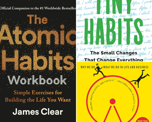 My Top Books for Seriously Leveling Up Your Life (No BS!) cover photo collage