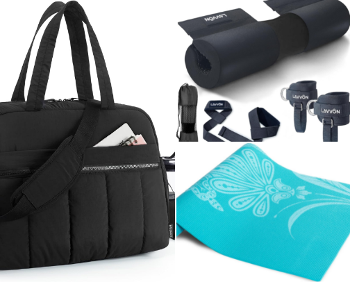 Workout essentials cover photo collage