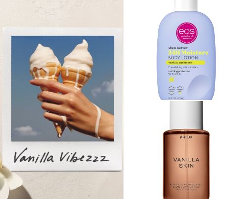 how to smell like a vanilla cake 🍰 cover photo collage