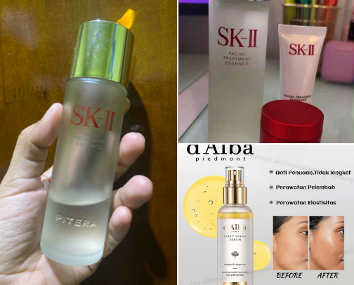 Skincare cover photo collage