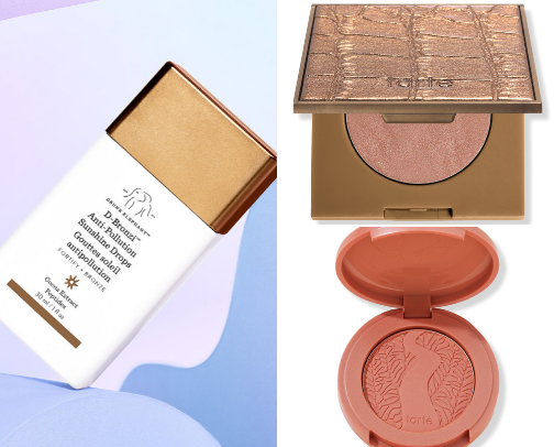 The "no makeup" makeup cover photo collage