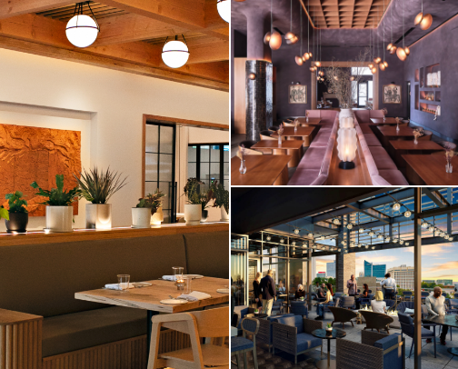 Places to eat in Raleigh with a great vibe! cover photo collage