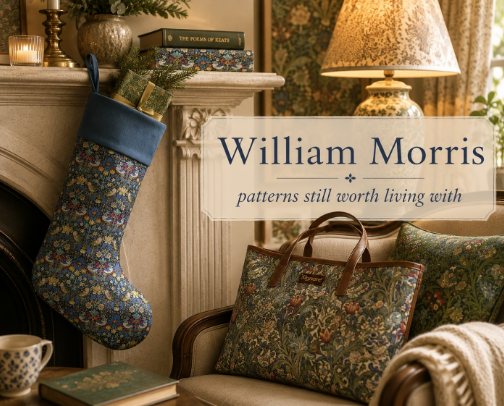 William Morris cover photo collage