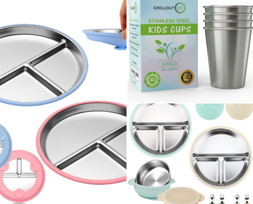 Baby Feeding Essentials Safe Non Toxic list cover photo collage