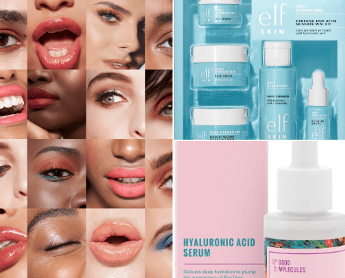 Beauty Items cover photo collage