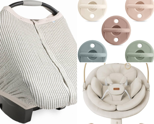 Baby items cover photo collage