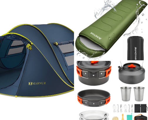 Ultimate Camping Gear – Holiday Outdoor Essentials cover photo collage