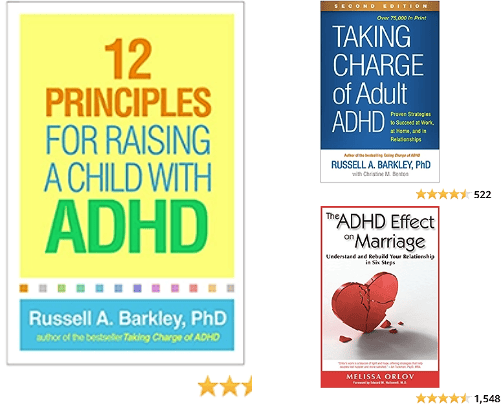 ADHD Books cover photo collage