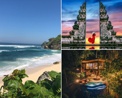 Underrated Bali Travel Guide (Beaches, Hotels, Activities Loved by Tourists) 🏝️🌸 cover photo collage
