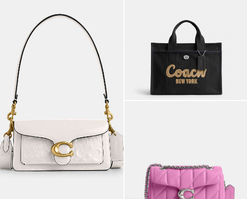 bags (coach, steve madden)) cover photo collage
