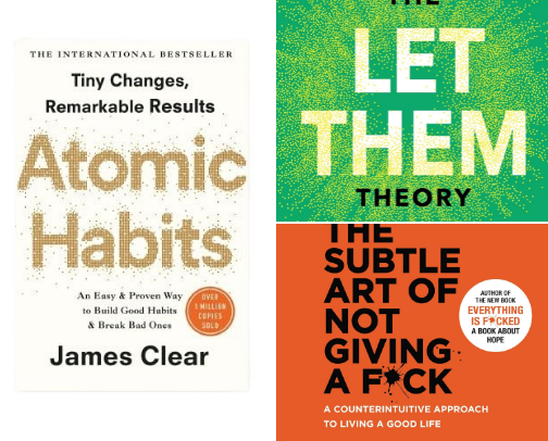 Books That Actually Changed My Life — Best Self Improvement Reads of 2026 cover photo collage
