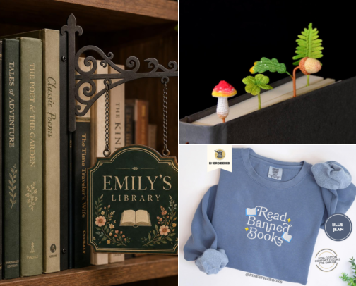 Pens, Pages & Pretty Things | Bookish Gift Ideas cover photo collage