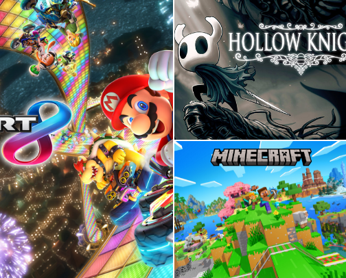 Video Games and gaming essentials cover photo collage