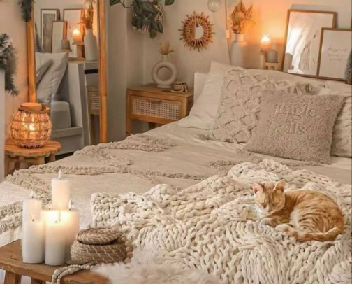 🛏 Cozy Bedroom Essentials: Bedding, Lighting & Bedside Vibes cover photo collage