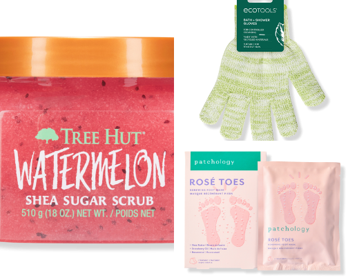 my body care essentials🥰 cover photo collage