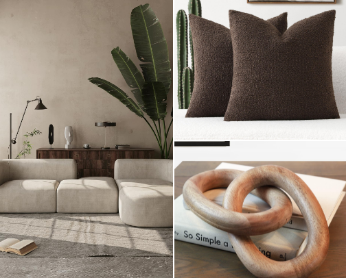 Dream Home Aesthetic Finds | Chic & Cozy Home Decor and furniture on Amazon cover photo collage