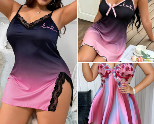 My Style 🖤 (NIGHT WEAR) cover photo collage