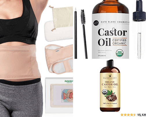 Castor oil & Oil pulling 🙌🤍Health & gum benefits!‼️ cover photo collage
