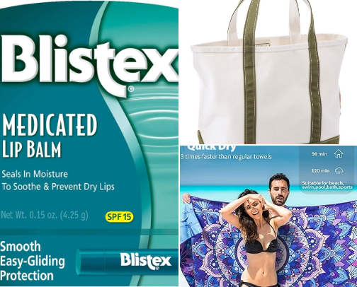 Beach Must Haves!! cover photo collage