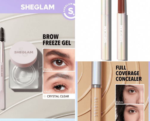 Makeup cover photo collage