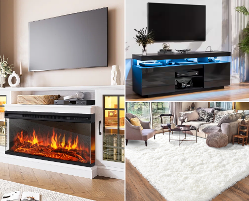 Modern Living room cover photo collage