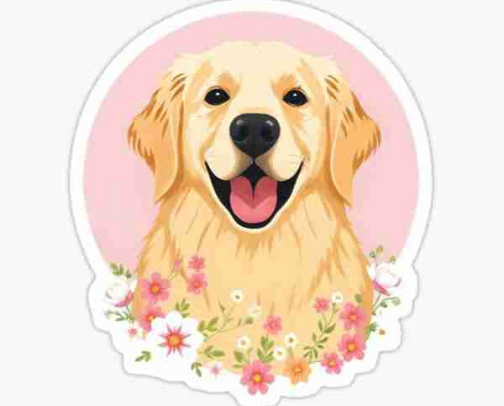 America's Most Popular Dog Stickers: Fun, Minimalist, and Durable cover photo collage