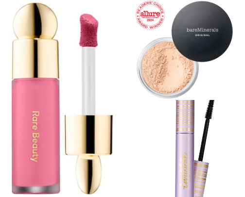 What’s in My Makeup Bag: Face, eyes, lips cover photo collage