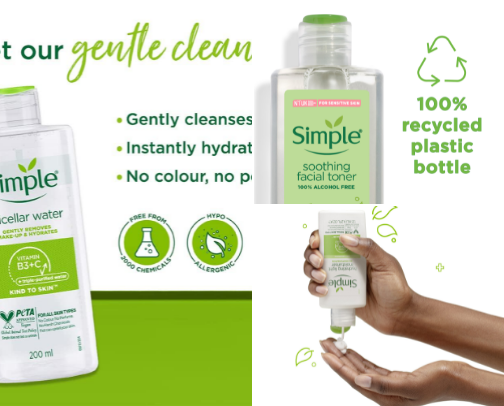 My skincare line up for clean and clear skin🤍 cover photo collage