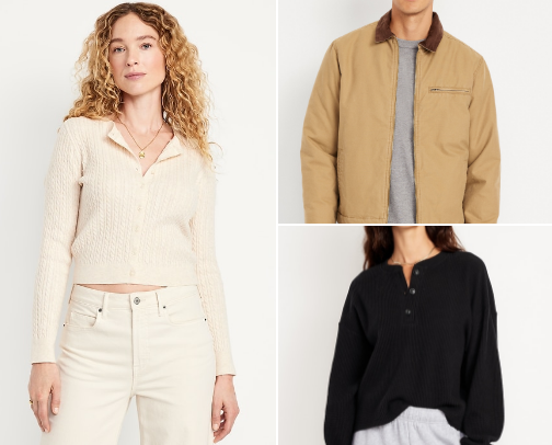 Old Navy Fall Favorites cover photo collage