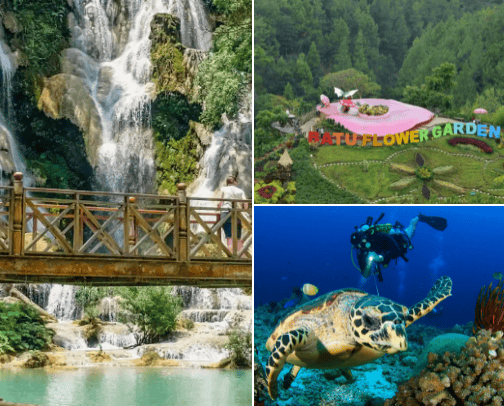 Tempat wisata terbaik cover photo collage