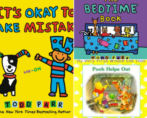 Preschool books cover photo collage