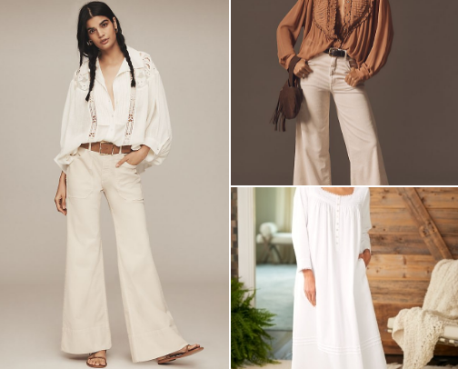 Bohemian 70's Inspired Clothing & Accessories cover photo collage