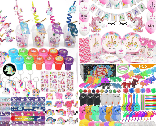 Best Goody Bag Party Favors and Themes for Young Kids cover photo collage