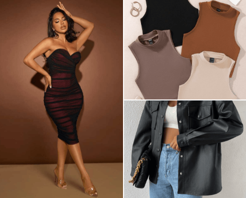 Clothes to elevate your fashion game ✨ cover photo collage