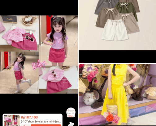Kids Fashion cover photo collage