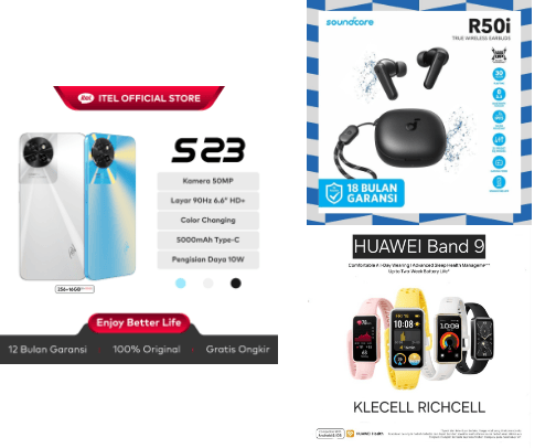 Handphone, Tablet dan Aksesoris yang wajib kamu miliki cover photo collage