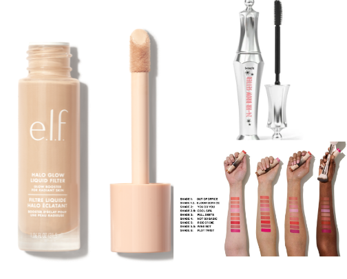 "No Makeup" Makeup cover photo collage