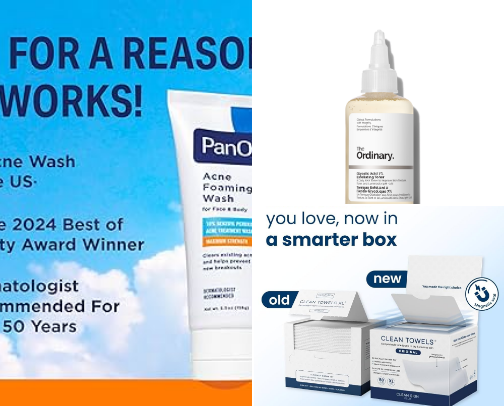 The zit kit: Acne Attack Arsenal cover photo collage