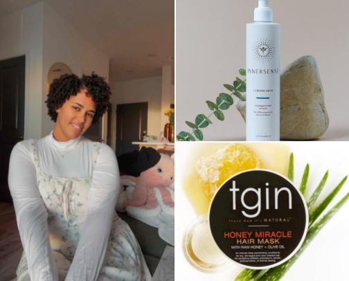 The Secret To Healthy Curly Hair: 4C Hair Edition cover photo collage