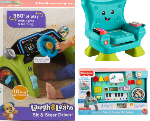Toys that are perfect for babies and toddlers cover photo collage