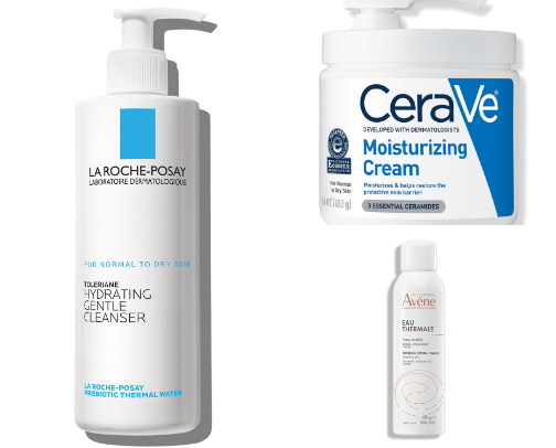 Gentle Skincare for Redness & Rosacea cover photo collage