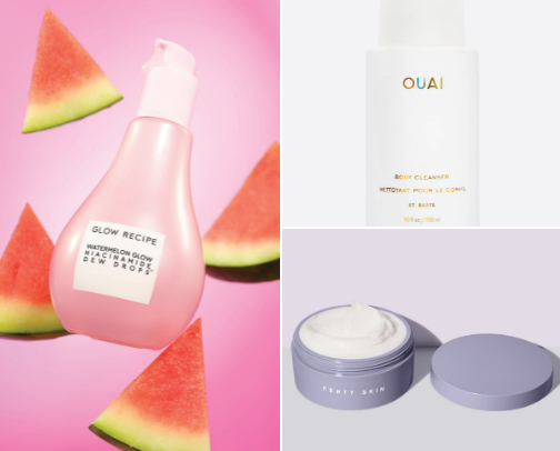 monthly face & body favs | december 2025 ❄️ cover photo collage