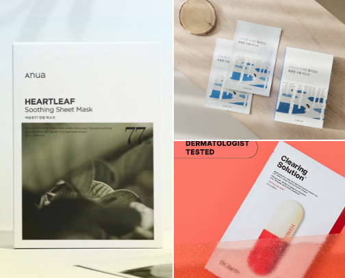 My favourite Korean sheet masks!🧖‍♀️ cover photo collage